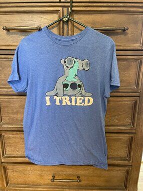 Men's Disney Stitch T Shirt - Size Medium